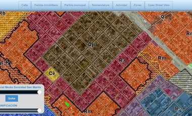 VTA DOBLE LOTE 18m frente SAN MARTIN CENTRO 655m2