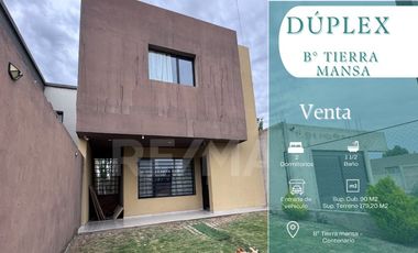 VENTA DÚPLEX 2 DORMITORIOS B° TIERRA MANSA