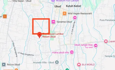 Land for sale in Ubud, Bali
