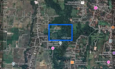 Land for sale in Ubud, Bali