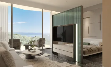 Serviced apartment 250m to the beach with oceanview, Canggu