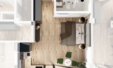 Studio Apartment for sale at Oasis 3 Apartments by Breig