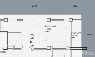 1 Bedroom Apartment for sale at Aviator