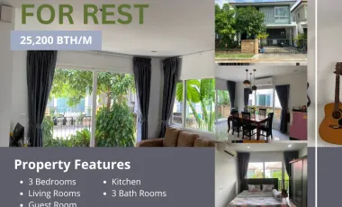 3 Bedroom House for rent in Phanthai Norasing, Samut Sakhon