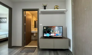 New room Modern style with western kitchen and washer
