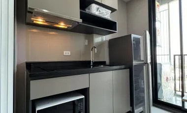 New room Modern style with western kitchen and washer