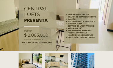 Loft en venta en Interlomas | 2 recámaras | Vista a la cañada
