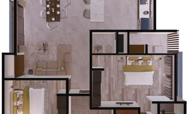 Departamento en Preventa MANANTIAL Espíritu Santo