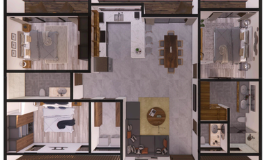 Departamento en Preventa MANANTIAL Espíritu Santo