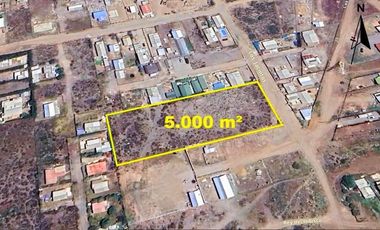 Sitio en venta de 5000m2 ubicado en Balneario de Los Vilos