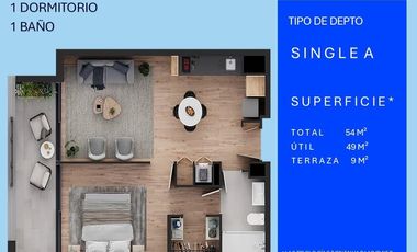 Deptos 1D y 2D Providencia | Sin Aval | Full Club
