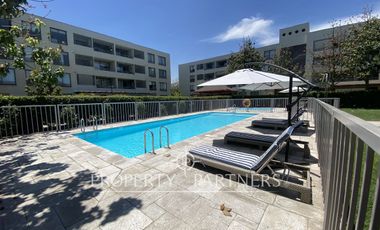 Acogedor departamento con inmejorable vista en exclusivo condominio de Huechuraba