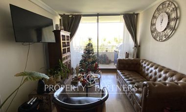Acogedor departamento con inmejorable vista en exclusivo condominio de Huechuraba