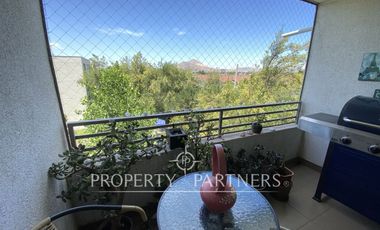 Acogedor departamento con inmejorable vista en exclusivo condominio de Huechuraba