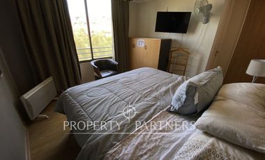 Acogedor departamento con inmejorable vista en exclusivo condominio de Huechuraba