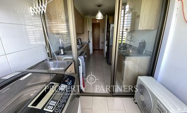 Acogedor departamento con inmejorable vista en exclusivo condominio de Huechuraba