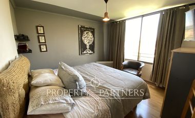 Acogedor departamento con inmejorable vista en exclusivo condominio de Huechuraba