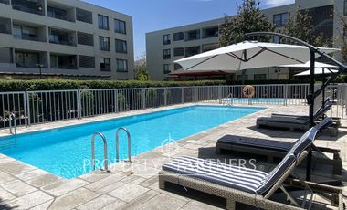 Acogedor departamento con inmejorable vista en exclusivo condominio de Huechuraba