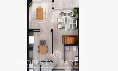 Andalué casa mediterránea a estrenar en condominio