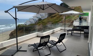 Arriendo año corrido a partir 1de abril ,espectacular Departamento con la mejor vista al mar.