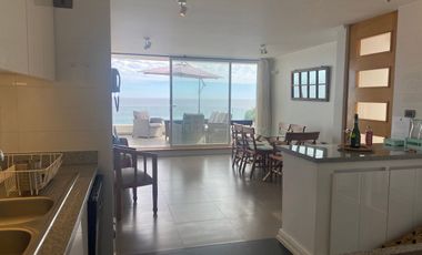 Arriendo año corrido a partir 1de abril ,espectacular Departamento con la mejor vista al mar.