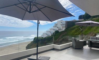 Arriendo año corrido a partir 1de abril ,espectacular Departamento con la mejor vista al mar.