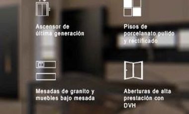 Departamento dos dormitorios con terraza privada La plata