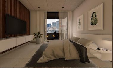 Departamento dos dormitorios con terraza privada La plata