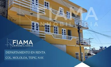 DEPARTAMENTO EN RENTA COL. MOLOLOA