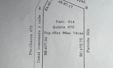 CHACRA DE 5 HA EN VENTA EN FERNANDEZ ORO, RIO NEGRO