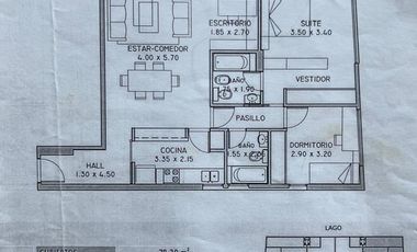 Departamento en Portezuelo
