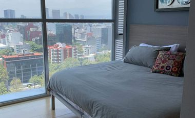 Renta en Parques Polanco amueblado, 2 recamaras