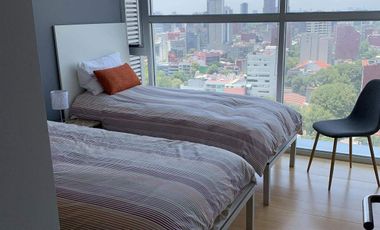 Renta en Parques Polanco amueblado, 2 recamaras