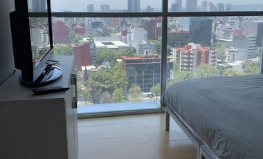 Renta en Parques Polanco amueblado, 2 recamaras