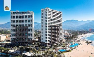 Departamento en venta en Puerto Vallarta en playa, Grand Venetian Torre 1000