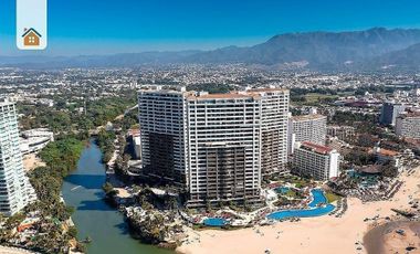 Departamento en venta en Puerto Vallarta en playa, Grand Venetian Torre 1000