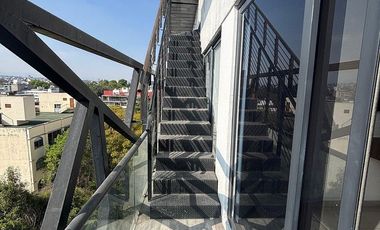 Departamento Pent House Amueblado en Renta en Alure Napoles Benito Juárez CDMX