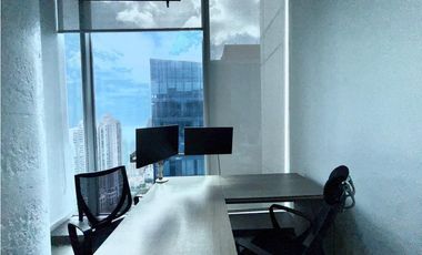 ALQUILER DE OFICINA AMOBLADA EN PUNTA PACIFICA - PH OCEANIA