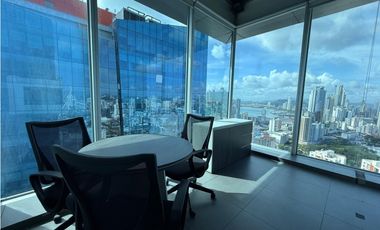 ALQUILER DE OFICINA AMOBLADA EN PUNTA PACIFICA - PH OCEANIA