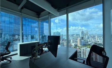 ALQUILER DE OFICINA AMOBLADA EN PUNTA PACIFICA - PH OCEANIA