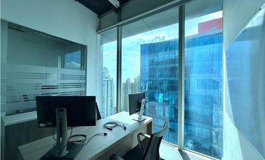 ALQUILER DE OFICINA AMOBLADA EN PUNTA PACIFICA - PH OCEANIA