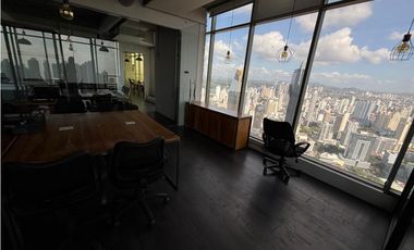 OFICINA / AVENIDA BALBOA / TORRE BICSA AMOBLADA / 168M / VISTA AL MAR