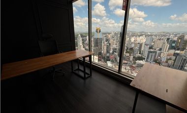 OFICINA / AVENIDA BALBOA / TORRE BICSA AMOBLADA / 168M / VISTA AL MAR