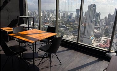 OFICINA / AVENIDA BALBOA / TORRE BICSA AMOBLADA / 168M / VISTA AL MAR