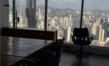 OFICINA / AVENIDA BALBOA / TORRE BICSA AMOBLADA / 168M / VISTA AL MAR