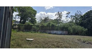 Se Alquila o Vende Terreno de 3,671m2 frente a entrada de La Cabima