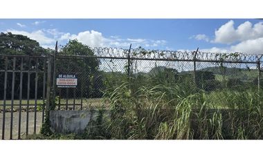 Se Alquila o Vende Terreno de 3,671m2 frente a entrada de La Cabima