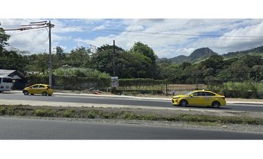 Se Alquila o Vende Terreno de 3,671m2 frente a entrada de La Cabima