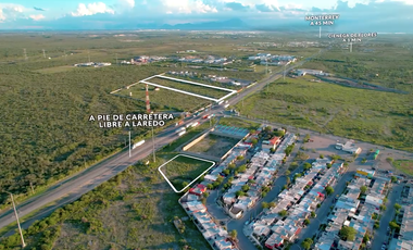 TERRENO INDUSTRIAL O COMERCIAL EN RENTA EN CIENEGA DE FLORES NUEVO LEON