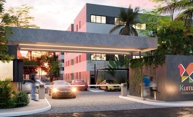 EN VENTA DEPARTAMENTO 2 PLANTAS, CON ROOF TOP, EQUIPADO | EN KUMA TEMOZON MÉRIDA